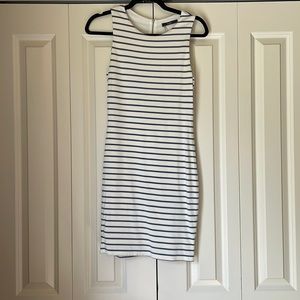 Dress, Tart, blue and cream size M